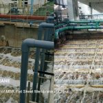 Flat sheet membrane waste water solution